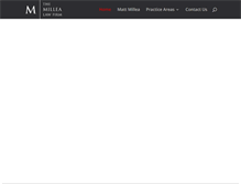 Tablet Screenshot of millealawfirm.com